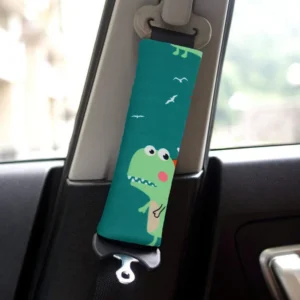 Cute Cartoon Dinosaur Car Seatbelt Cover for Kids